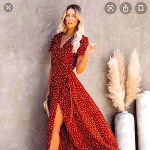 Vici Golden Gate Wrap Dress